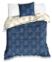 Carbotex Karácsonyi mintás ágyneműhuzat szett - Karácsonyfák (ROT221047) (ROT221047)