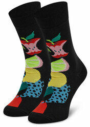 Happy Socks Șosete Înalte Unisex FRU01-9300 Negru
