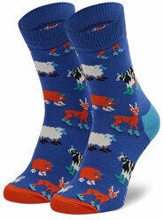 Happy Socks Șosete Lungi pentru Copii KFCR01-6500 Albastru