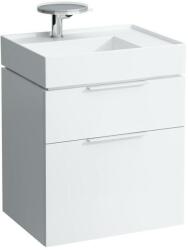Laufen KARTELL BY LAUFEN Mosdó, polcfelület jobb oldalon, speciálisan fedett lefolyóval túlfolyónyílás nélkül, csaplyuk nélkül , Fehér LCC bevonattal H8103344001121 (H8103344001121)