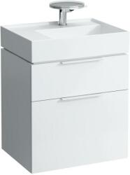 Laufen KARTELL BY LAUFEN Mosdó, polcfelület bal oldalon, speciálisan fedett lefolyóval túlfolyónyílás nélkül, csaplyuk nélkül , Matt fehér H8103357571121 (H8103357571121)