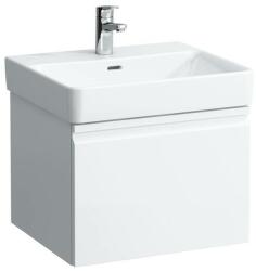Laufen PRO S Mosdó csaplyuk nélkül, túlfolyónyílás nélkül, túlfolyócsatorna nyílása nélkül a lefolyószelepben , Fehér LCC bevonattal H8109624001421 (H8109624001421)