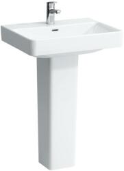 Laufen PRO S Mosdó csaplyuk nélkül, túlfolyónyílás nélkül, túlfolyócsatorna nyílása nélkül a lefolyószelepben , Fehér LCC bevonattal H8109634001421 (H8109634001421)