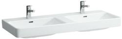 Laufen PRO S Ráépíthető dupla mosdó csaplyukkal , Fehér LCC bevonattal H8149664001081 (H8149664001081)
