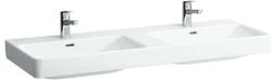 Laufen PRO S Ráépíthető dupla mosdó csaplyukkal , Fehér LCC bevonattal H8149684001081 (H8149684001081)