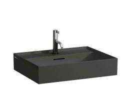 Laufen KARTELL BY LAUFEN Mosdó, alsó felülete csiszolt csaplyuk nélkül , Fényes fekete H8163320201091 (H8163320201091)