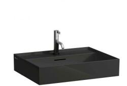 Laufen KARTELL BY LAUFEN Mosdó, alsó felülete csiszolt egy csaplyuk, középen , Fényes fekete H8163330201041 (H8163330201041)