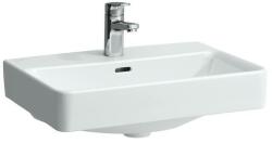 Laufen PRO S Ráépíthető mosdó, kompakt csaplyuk nélkül, túlfolyónyílás nélkül, túlfolyócsatorna nyílása nélkül a lefolyószelepben , Fehér LCC bevonattal H8189584001421 (H8189584001421)