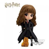 Banpresto Q Posket: Harry Potter - Hermione Granger With Crookshanks Figure (14cm) (16651)