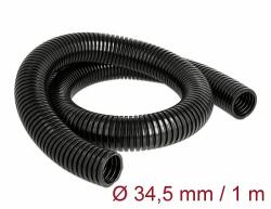 Delock Kábelvédő borítás 1 m x 34, 5 mm fekete (60460)