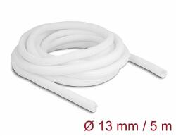 Delock Fonott kábelharisnya önzáródó 5 m x 13 mm fehér (20808)