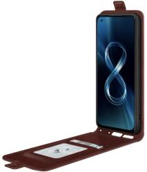  Husă rabatabilă Asus Zenfone 8 (ZS590KS) maro