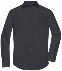 James & Nicholson (Daiber) Férfi hosszú ujjú ing JN678 - Sötétszürke | L (1-JN678-1760023)