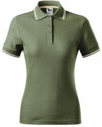 MALFINI Női galléros póló Focus - Khaki | 2XL (2330917)