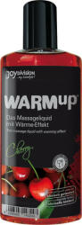 Joydivision WARMup Cherry (Kirsch), 150 ml - Masszázs folyadék forrósító hatással