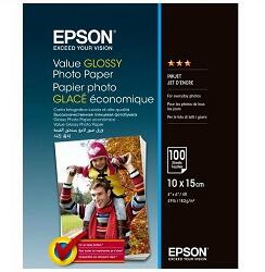 Epson Fényes fotópapír 10x15 Fotópapír, média - Nyomtatópapír 0, 1K , fényes, eredeti (C13S400039) - ecoprinting