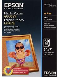 Epson Fényes fotópapír 13x18 Fotópapír, média - Nyomtatópapír 0, 05K , fényes, eredeti (C13S042545) - ecoprinting