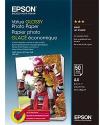 Epson Fényes fotópapír A4 Fotópapír, média - Nyomtatópapír 0, 05K , fényes, eredeti (C13S400036) - ecoprinting