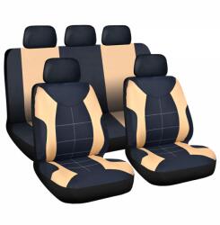 AVEX Set huse scaun auto ieftine, Universale 9 piese, model ELEGANCE (AVX-HSA008) - mobiplaza