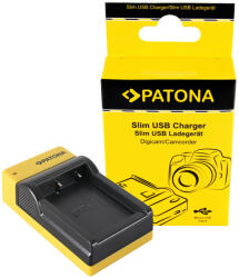 Patona Fuji NP-W126 Patona Slim mikro USB akkumulátor töltő (151645) (PATONA_SLIM_MIKRO_USB_NPF126)