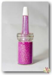 Mk Kreatív Csillámpor csőrös üvegben - Lazac rózsaszín 7 ml