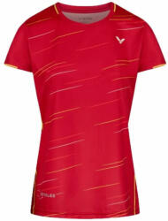 Victor T-24101 D női tollaslabda, squash póló (piros)
