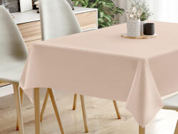 Goldea față de masă decorativă rongo deluxe - bej cu luciu satinat 120 x 160 cm