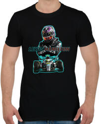 printfashion Lewis Hamilton - Férfi póló - Fekete (10903532)