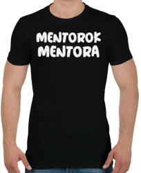 printfashion MENTOROK MENTORA - Férfi póló - Fekete (10885060)