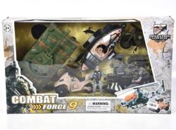 Magic Toys Katonai játékszett tankkal motorral és kiegészítőkkel (MKL170717)