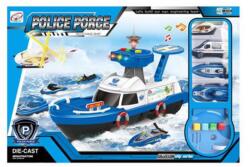 Magic Toys Rendőrhajó szett fénnyel és hanggal, kiegészítőkkel (MKL410342)