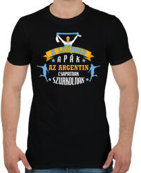 printfashion Argentin csapat - Férfi póló - Fekete (10856307)