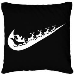 printfashion nike márkaparódia fehér - Párnahuzat, Díszpárnahuzat - Fekete (10812791)