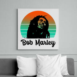 printfashion Bob Marley - Vászonkép - Fehér (10031246)