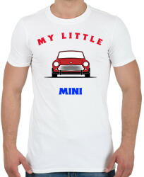 printfashion MY LITTLE MINI - Férfi póló - Fehér (10909868)