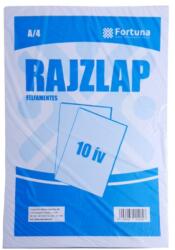 Fortuna Félfamentes rajzlap A/4 10 ív/csomag (01.01448)