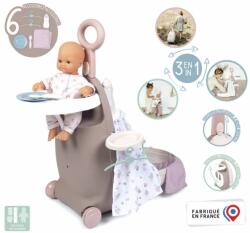 Smoby Baby Nurse - 3 az 1-ben babacenter húzós bőröndben (7600220374)