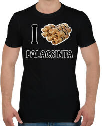 printfashion I love Palacsinta - Férfi póló - Fekete (10851940)