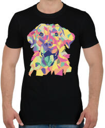printfashion Labrador - Férfi póló - Fekete (9183363)