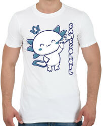 printfashion Gamesolotl - Férfi póló - Fehér (10874400)