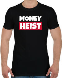 printfashion MONEY HEIST 2 - Férfi póló - Fekete (10896076)