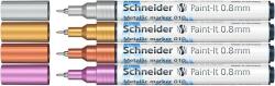 Schneider Paint-It 010 metálfényű marker készlet 0,8 mm 4db (TSC010V41)