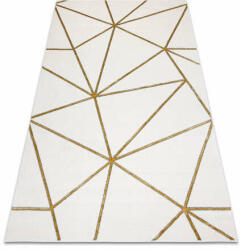 Glamour EMERALD szőnyeg 1013 glamour, elegáns geometriai krém / arany 160x220 cm (AF403)