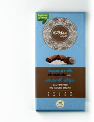 Health Market Milkless Delight kókusztejes csokoládé kókuszchipsel 80 g