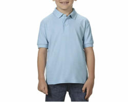 Gildan Gyerek galléros póló Gildan GIB72800 Dryblend Youth Double piqué polo Shirt -XL, Light Blue
