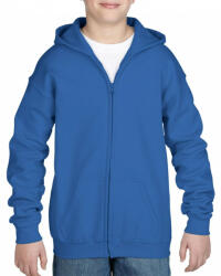 Gildan Gyerek kapucnis pulóver Gildan GIB18600 Heavy Blend Youth Full Zip Hooded Sweatshirt -S, Royal