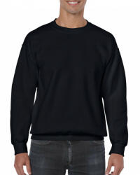 Gildan Uniszex pulóver Gildan GI18000 Heavy Blend Adult Crewneck Sweatshirt -2XL, Black