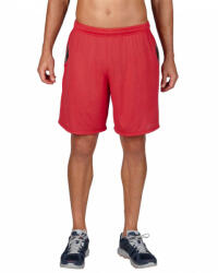 Gildan Férfi rövid nadrág Gildan GI44S30 performance Adult Shorts With pockets -2XL, Red