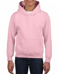 Gildan Gyerek kapucnis pulóver Gildan GIB18500 Heavy Blend Youth Hooded Sweatshirt -XS, Light Pink