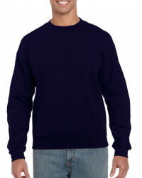 Gildan Uniszex pulóver Gildan GI18000 Heavy Blend Adult Crewneck Sweatshirt -M, Navy